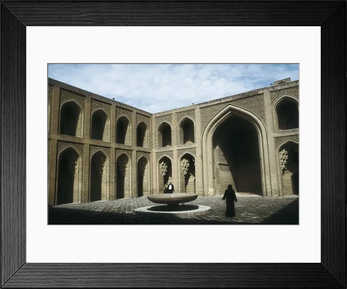 Framed Print : IRAQ. BAGDAD. Bagdad. Abbasifd Palace (1179-1225). Inner courtyard. Architecture. AISA / Everett Collection**US SALES ONLY**
