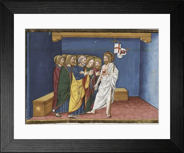 Framed Print : DE PREDIS, Cristoforo (1440-1486). Stories of Saint Joachim, Saint Anne, Virgin Mary, Jesus, the Baptist and the End of the World. 1476 Framed Print : DE PREDIS, Cristoforo (1440-1486). Stories of Saint Joachim, Saint Anne, Virgin Mary, Jesus, the Baptist and the End of the World. 1476