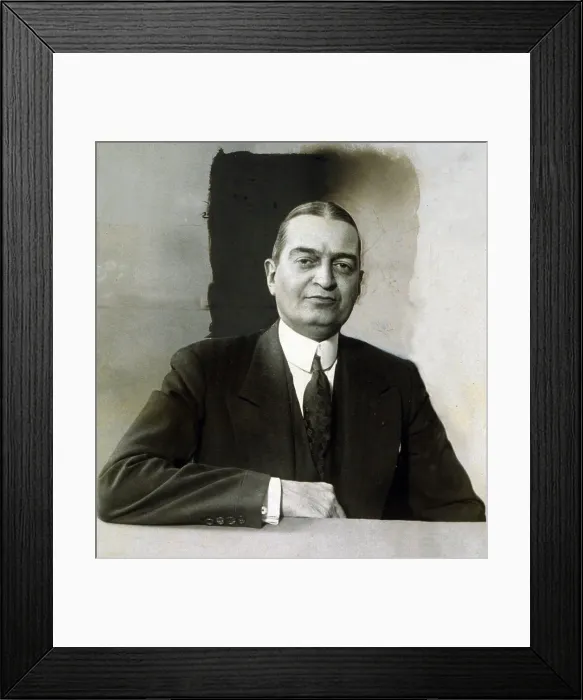 Framed Print : Judge Joe Crater (b.1899-?), New York City judge became a celebrity when he disappeared on August 6, 1930