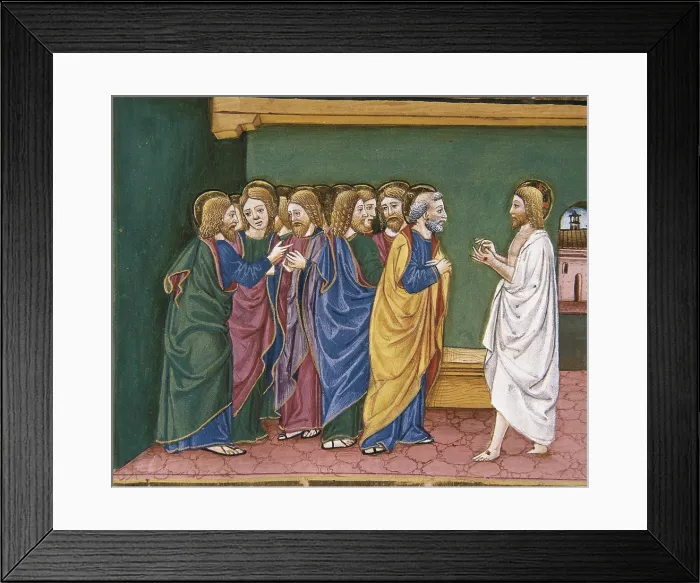Framed Print : DE PREDIS, Cristoforo (1440-1486). Stories of Saint Joachim, Saint Anne, Virgin Mary, Jesus, the Baptist and the End of the World. 1476 Framed Print : DE PREDIS, Cristoforo (1440-1486). Stories of Saint Joachim, Saint Anne, Virgin Mary, Jesus, the Baptist and the End of the World. 1476