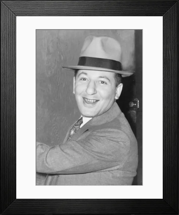 Framed Print : Louis 'Lepke' Buchalter (1887-1944), gangster founded of 'Murder for Hire.' In 1944, was executed in the electric chair at New York's Sing Sing Prison