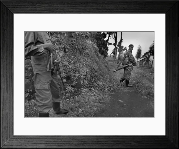 Framed Print : CONGO, Democratic Republic of the. NORTH KIVU. Democratic Republic of the Congo (2008). Kivu Conflict