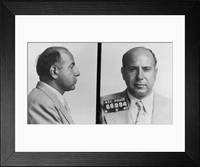 Framed Print : Carmine Galante (1910-1979) was a lifelong criminal and hit man who became boss of the Bonanno crime family, a New York City crime organization, in 1974 Framed Print : Carmine Galante (1910-1979) was a lifelong criminal and hit man who became boss of the Bonanno crime family, a New York City crime organization, in 1974