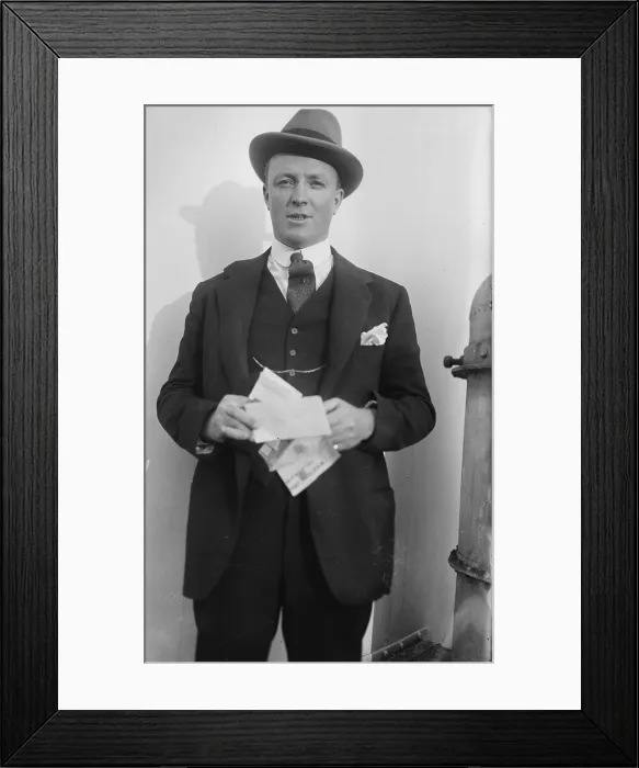 Framed Print : Hugh Walpole (1884-1941) New Zealand born Englishman wrote four novels, The Herries Chronicle Framed Print : Hugh Walpole (1884-1941) New Zealand born Englishman wrote four novels, The Herries Chronicle
