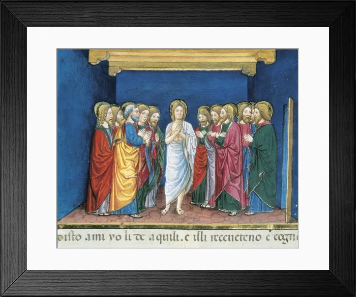 Framed Print : DE PREDIS, Cristoforo (1440-1486). Stories of Saint Joachim, Saint Anne, Virgin Mary, Jesus, the Baptist and the End of the World. 1476 Framed Print : DE PREDIS, Cristoforo (1440-1486). Stories of Saint Joachim, Saint Anne, Virgin Mary, Jesus, the Baptist and the End of the World. 1476