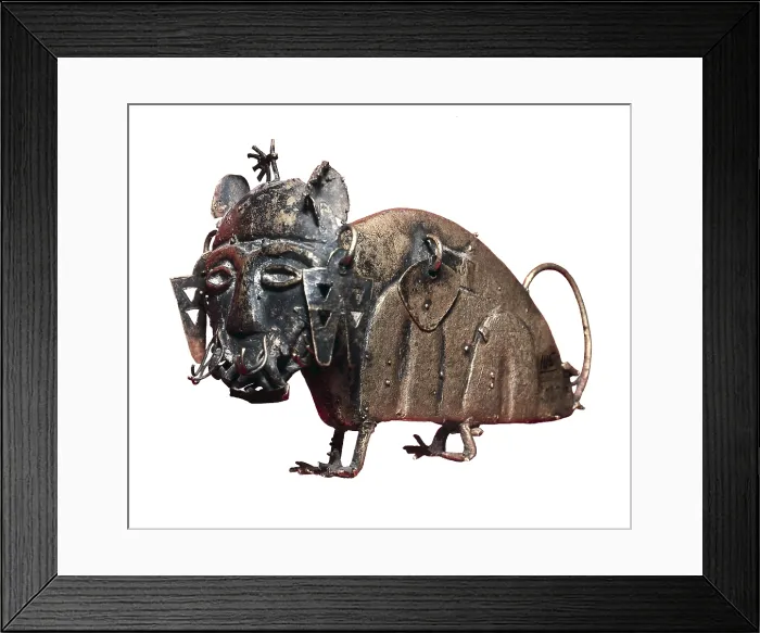 Framed Print : Figure of an animal. Muisca Art. Chibcha art. Jewelry. COLOMBIA. BogotA. Gold Museum. - BeBa / Iberfoto / Everett Collection (182980)**US SALES ONLY**