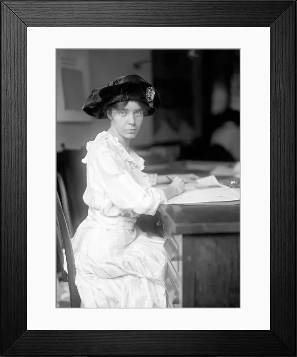 Framed Print : Alice Paul, ca. 1915 Framed Print : Alice Paul, ca. 1915