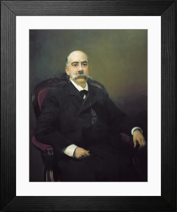 Framed Print : SOROLLA, Joaquin (1863-1923). Portrait of Emilio Castelar. 1901. Oil on canvas. SPAIN. Madrid. Congress Palace. - CAGP / Iberfoto / Everett Collection (183701)**US SALES ONLY**