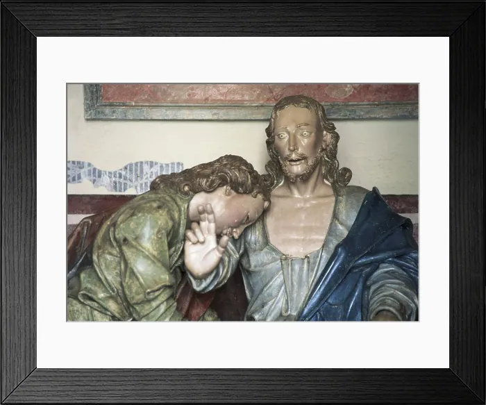 Framed Print : ALEIJADINHO, Antonio Francisco de Lisboa, also called (1738-1814). The Last Supper. 1799. BRAZIL. Congonhas do Campo. Church of Bom Jesus do Matosinhos Framed Print : ALEIJADINHO, Antonio Francisco de Lisboa, also called (1738-1814). The Last Supper. 1799. BRAZIL. Congonhas do Campo. Church of Bom Jesus do Matosinhos