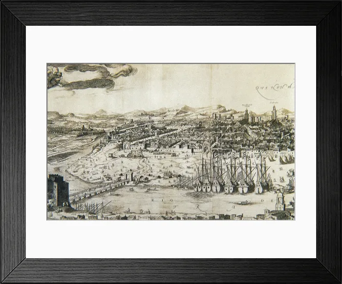 Framed Print : Sevilla in 1617. Detail. Engraving. UNITED KINGDOM. London. The British Museum. AISA / Everett Collection**US SALES ONLY** Framed Print : Sevilla in 1617. Detail. Engraving. UNITED KINGDOM. London. The British Museum. AISA / Everett Collection**US SALES ONLY**