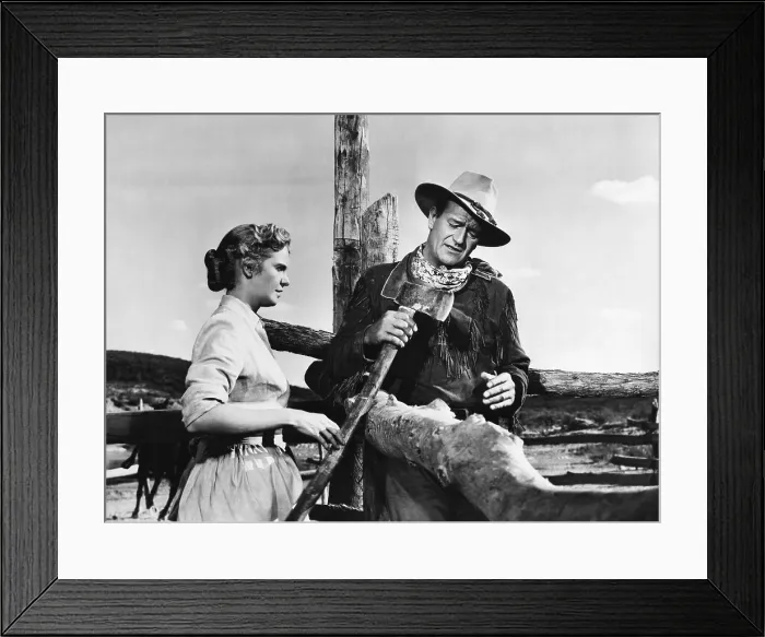 Framed Print : HONDO, Geraldine Page, John Wayne, 1953 Framed Print : HONDO, Geraldine Page, John Wayne, 1953