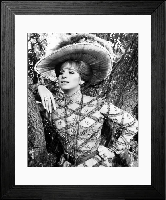 Framed Print : HELLO, DOLLY!, Barbra Streisand, in a gown by Irene Sharaff, 1969, TM & Copyright 20th Century Fox Film Corp. All rights reserved / courtesy Everett Collection
