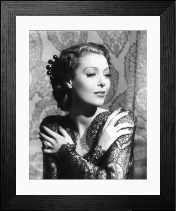 Framed Print : HE STAYED FOR BREAKFAST, Loretta Young, 1940