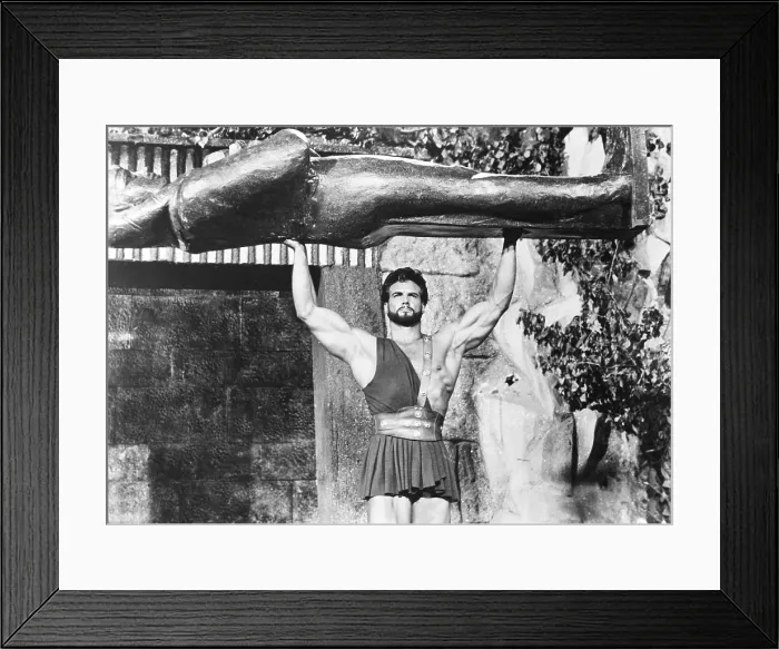 Framed Print : HERCULES UNCHAINED, (aka ERCOLE E LA REGINA DI LIDIA), Steve Reeves, 1959