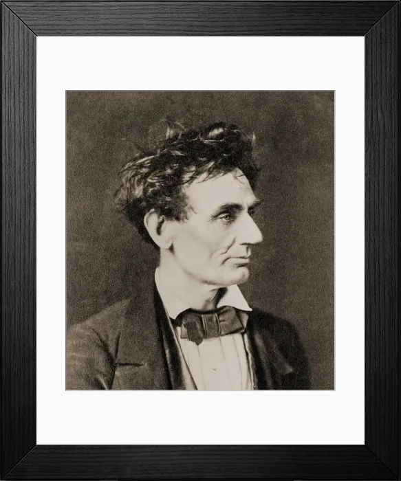 Framed Print : Abraham Lincoln (1809-1865), on February 28, 1857, prior to Senate nomination Framed Print : Abraham Lincoln (1809-1865), on February 28, 1857, prior to Senate nomination