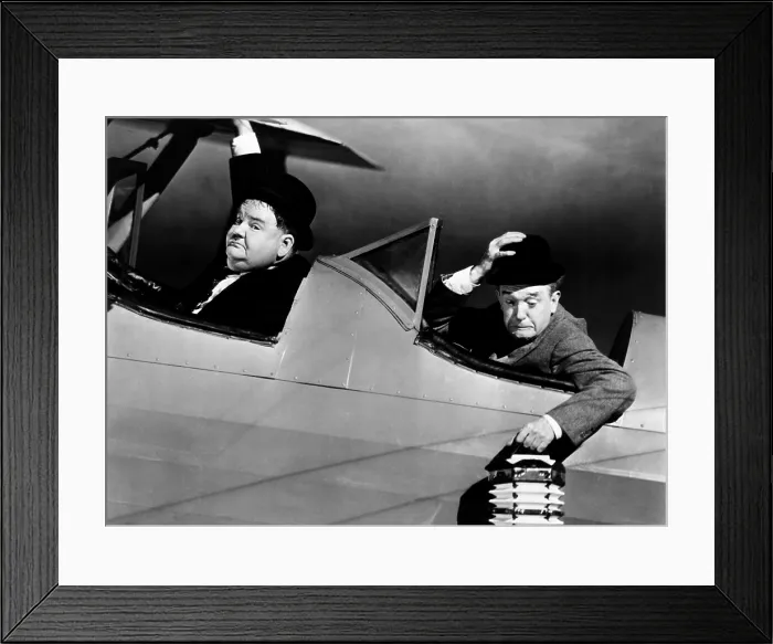 Framed Print : THE BIG NOISE, from left: Oliver Hardy. Stan Laurel, 1944. TM & copyright 20th Century Fox Film Corp. All rights reserved / courtesy Everett Collection Framed Print : THE BIG NOISE, from left: Oliver Hardy. Stan Laurel, 1944. TM & copyright 20th Century Fox Film Corp. All rights reserved / courtesy Everett Collection