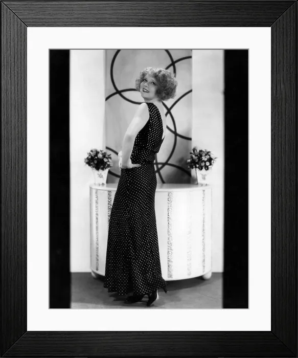 Framed Print : HER WEDDING NIGHT, Clara Bow, 1930 Framed Print : HER WEDDING NIGHT, Clara Bow, 1930