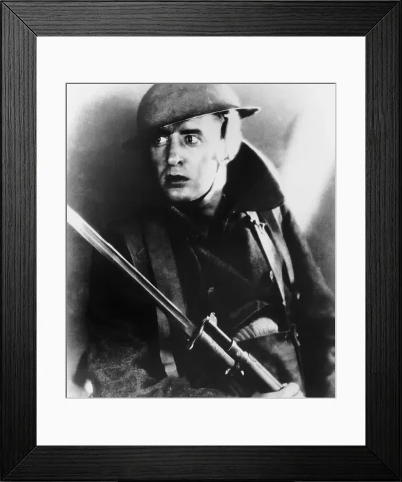 Framed Print : THE BIG PARADE, John Gilbert, 1925 Framed Print : THE BIG PARADE, John Gilbert, 1925