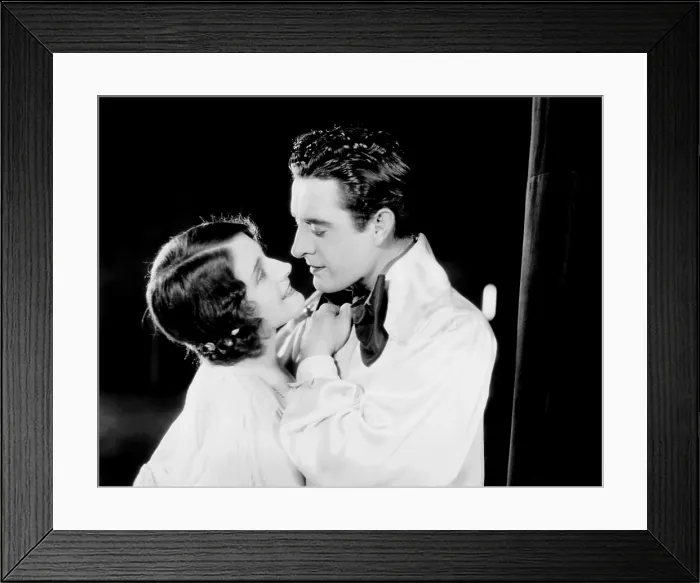 Framed Print : HE WHO GETS SLAPPED, from left, Norma Shearer, John Gilbert, 1924