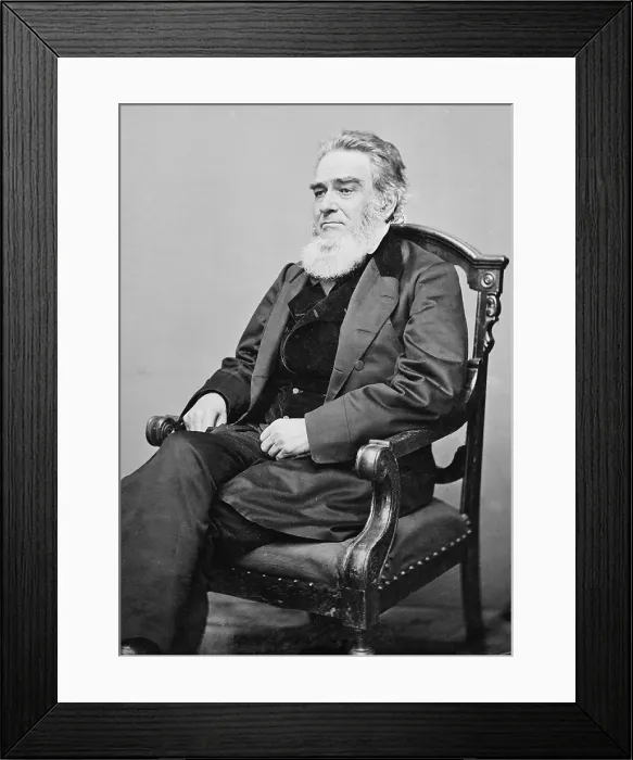 Framed Print : Edward Bates (1793-1869), former Whig politician was Lincoln's Attorney General