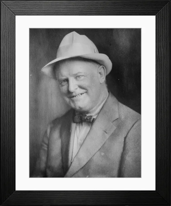 Framed Print : William Allen White (1868-1944) American Journalist epitomized small town America, but was nationally influential through his Kansas newspaper, Emporia Gazette