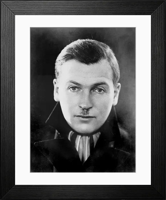Framed Print : Richard Aldington (1892-1962) English novelist and poet, expressed disillusionment with post World War I industrial society