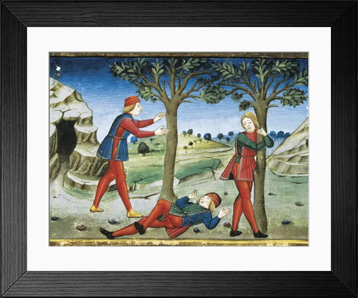 Framed Print : DE PREDIS, Cristoforo (1440-1486). Stories of Saint Joachim, Saint Anne, Virgin Mary, Jesus, the Baptist and the End of the World. 1476 Framed Print : DE PREDIS, Cristoforo (1440-1486). Stories of Saint Joachim, Saint Anne, Virgin Mary, Jesus, the Baptist and the End of the World. 1476