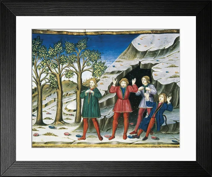Framed Print : DE PREDIS, Cristoforo (1440-1486). Stories of Saint Joachim, Saint Anne, Virgin Mary, Jesus, the Baptist and the End of the World. 1476 Framed Print : DE PREDIS, Cristoforo (1440-1486). Stories of Saint Joachim, Saint Anne, Virgin Mary, Jesus, the Baptist and the End of the World. 1476
