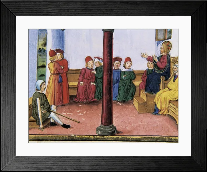 Framed Print : DE PREDIS, Cristoforo (1440-1486). Stories of Saint Joachim, Saint Anne, Virgin Mary, Jesus, the Baptist and the End of the World. 1476 Framed Print : DE PREDIS, Cristoforo (1440-1486). Stories of Saint Joachim, Saint Anne, Virgin Mary, Jesus, the Baptist and the End of the World. 1476