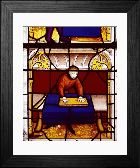 Framed Print : FRANCE. Semur-en-Auxois. Church of Notre-Dame. Working on a fabric (15th c.). Gothic art. Glass window. AISA / Everett Collection**US SALES ONLY** Framed Print : FRANCE. Semur-en-Auxois. Church of Notre-Dame. Working on a fabric (15th c.). Gothic art. Glass window. AISA / Everett Collection**US SALES ONLY**