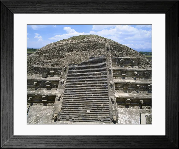 Framed Print : Pyramid of the Moon. 4th c. MEXICO. STATE OF MEXICO. TeotihuacAn Framed Print : Pyramid of the Moon. 4th c. MEXICO. STATE OF MEXICO. TeotihuacAn