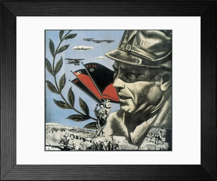 Framed Print : DURRUTI DOMINGO, Buenaventura (1896-1936). Spanish anarchist leader. SPAIN. Madrid. Fundacin de Estudios Libertarios Anselmo Lorenzo (FAL)