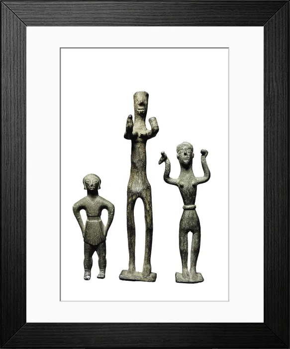Framed Print : Three Iberian ex-votos. Iberian art. Sculpture on bronze. SPAIN. Madrid. National Museum of Archaeology. - Iberfoto / Everett Collection (186005)**US SALES ONLY** Framed Print : Three Iberian ex-votos. Iberian art. Sculpture on bronze. SPAIN. Madrid. National Museum of Archaeology. - Iberfoto / Everett Collection (186005)**US SALES ONLY**