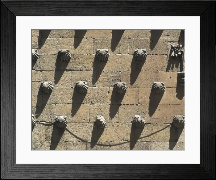 Framed Print : SPAIN. Salamanca. Casa de las Conchas (House of Shells). Nobiliary mansion (15th-16th c.). Shells of the faade. Gothic art. Architecture. AISA / Everett Collection**US SALES ONLY**