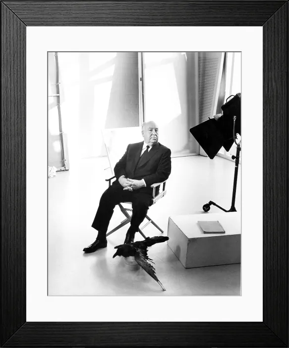 Framed Print : THE BIRDS, director Alfred Hitchcock, 1963