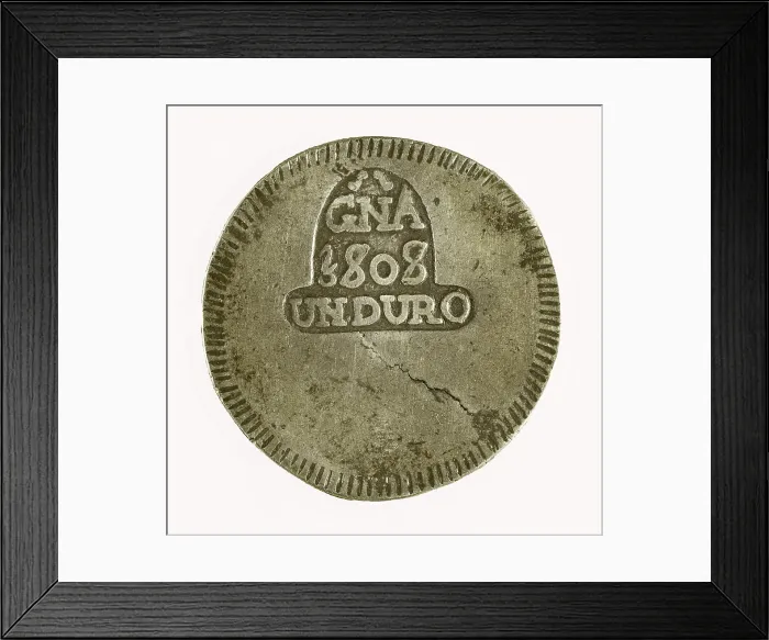 Framed Print : Duro minted in 1808. Coin. SPAIN. Madrid. Army Museum. AISA / Everett Collection**US SALES ONLY** Framed Print : Duro minted in 1808. Coin. SPAIN. Madrid. Army Museum. AISA / Everett Collection**US SALES ONLY**