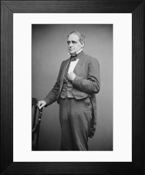 Framed Print : Hannibal Hamlin (1809-1891), probably as Lincoln's Vice President during the Civil War Framed Print : Hannibal Hamlin (1809-1891), probably as Lincoln's Vice President during the Civil War