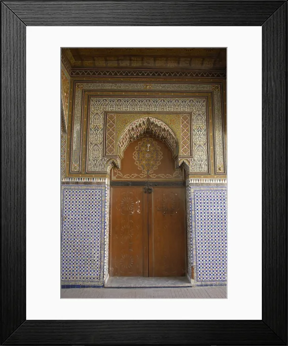 Framed Print : MOROCCO. Rabat. Gate of the mosque of the medina. AISA / Everett Collection**US SALES ONLY**
