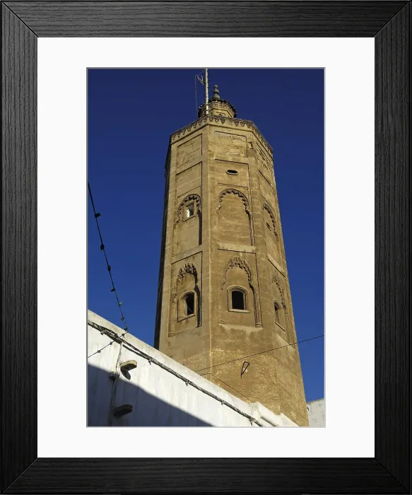 Framed Print : MOROCCO. Rabat. Mosque minaret in the medina. AISA / Everett Collection**US SALES ONLY**
