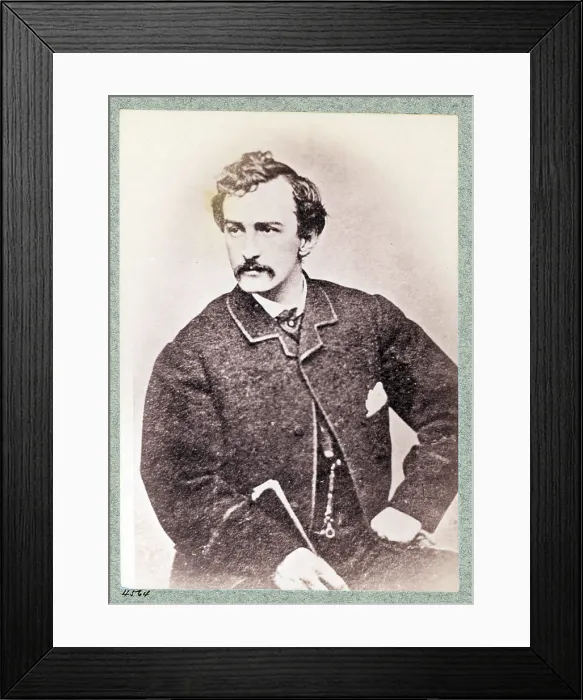 Framed Print : John Wilkes Booth (1838-1865) led a conspiracy the kidnap Abraham Lincoln that evolved into an assassination plan for Lincoln and members of his cabinet Framed Print : John Wilkes Booth (1838-1865) led a conspiracy the kidnap Abraham Lincoln that evolved into an assassination plan for Lincoln and members of his cabinet