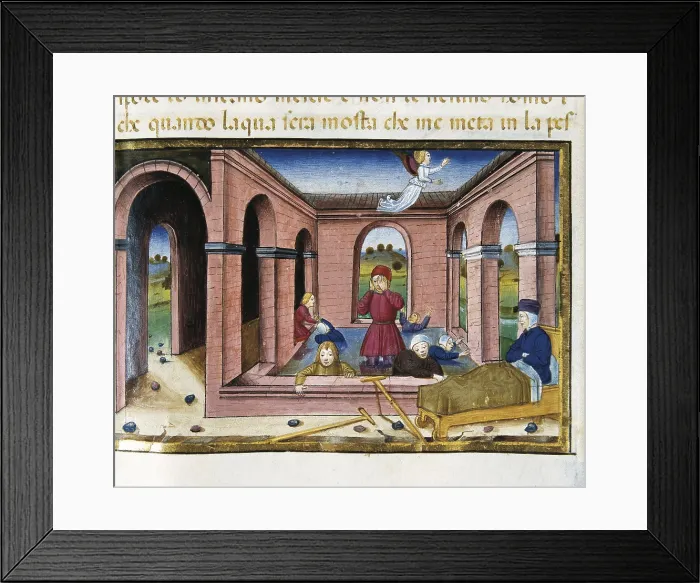 Framed Print : DE PREDIS, Cristoforo (1440-1486). Stories of Saint Joachim, Saint Anne, Virgin Mary, Jesus, the Baptist and the End of the World. 1476 Framed Print : DE PREDIS, Cristoforo (1440-1486). Stories of Saint Joachim, Saint Anne, Virgin Mary, Jesus, the Baptist and the End of the World. 1476