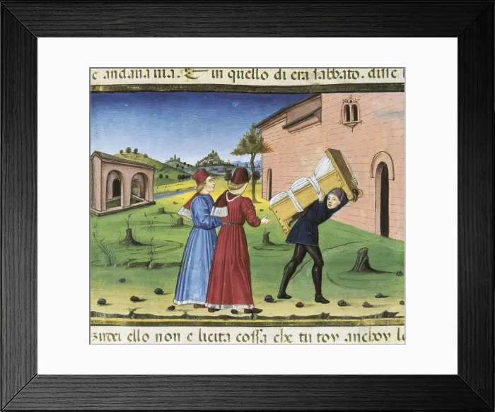 Framed Print : DE PREDIS, Cristoforo (1440-1486). Stories of Saint Joachim, Saint Anne, Virgin Mary, Jesus, the Baptist and the End of the World. 1476 Framed Print : DE PREDIS, Cristoforo (1440-1486). Stories of Saint Joachim, Saint Anne, Virgin Mary, Jesus, the Baptist and the End of the World. 1476