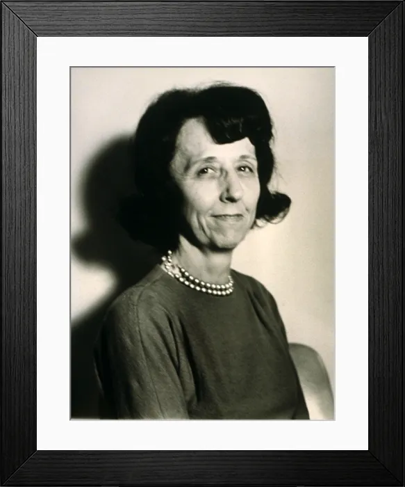 Framed Print : Mrs. Evelyn Lincoln (1912-1995), loyal private secretary to President John F. Kennedy from his 1953 until his 1963 assassination in Dallas. 1962 photo