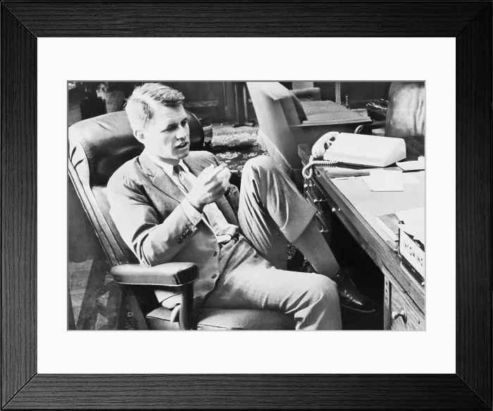 Framed Print : Attorney General Robert F. Kennedy, in June 1961, after he had dispatched 600 Federal Marshalls to Southern states to protect Civil Rights demonstrators Framed Print : Attorney General Robert F. Kennedy, in June 1961, after he had dispatched 600 Federal Marshalls to Southern states to protect Civil Rights demonstrators