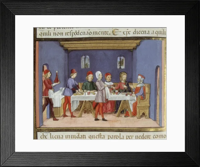 Framed Print : DE PREDIS, Cristoforo (1440-1486). Stories of Saint Joachim, Saint Anne, Virgin Mary, Jesus, the Baptist and the End of the World. 1476 Framed Print : DE PREDIS, Cristoforo (1440-1486). Stories of Saint Joachim, Saint Anne, Virgin Mary, Jesus, the Baptist and the End of the World. 1476