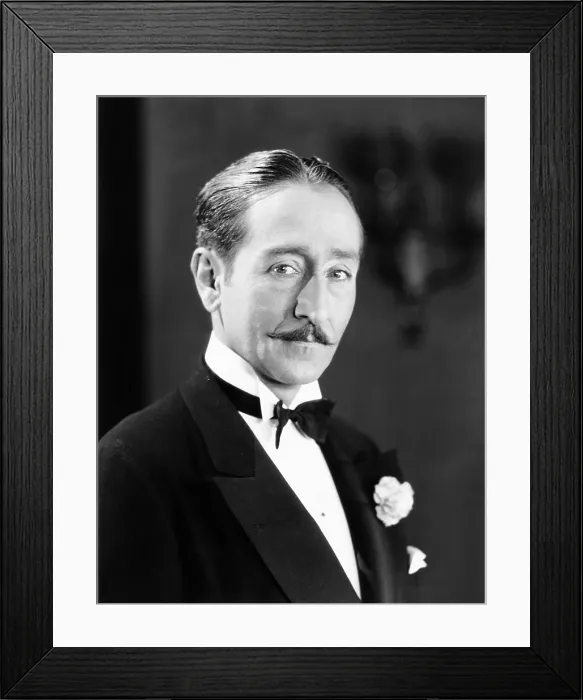 Framed Print : HIS PRIVATE LIFE, Adolphe Menjou, 1928 Framed Print : HIS PRIVATE LIFE, Adolphe Menjou, 1928
