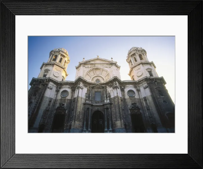 Framed Print : SPAIN. ANDALUSIA. CADIZ. Cdiz. Cathedral (1722-1838). Main faade. Neoclassicism. Architecture. AISA / Everett Collection**US SALES ONLY**