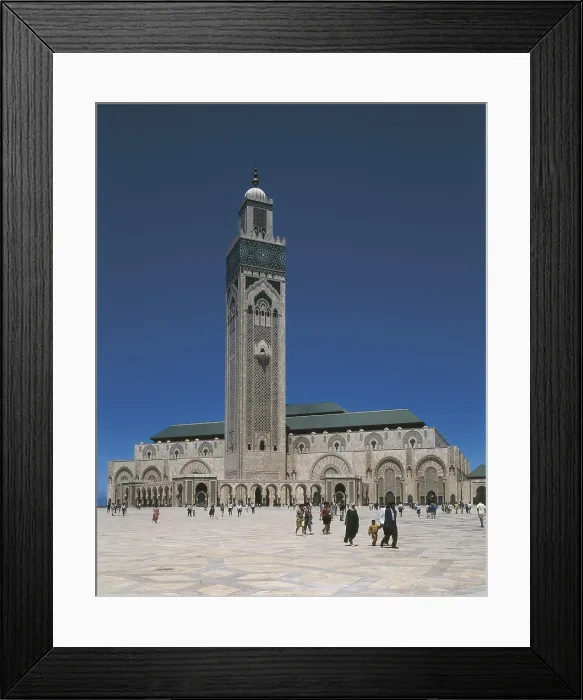 Framed Print : MOROCCO. CASABLANCA. Casablanca. Mosque of Hassan II. AISA / Everett Collection**US SALES ONLY** Framed Print : MOROCCO. CASABLANCA. Casablanca. Mosque of Hassan II. AISA / Everett Collection**US SALES ONLY**