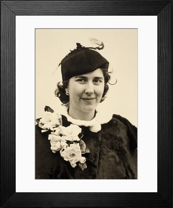 Framed Print : Alice Vanderbilt Morris (1874-1950), American linquist devoted her life to developing an 'international auxiliary language, ' an artificial language