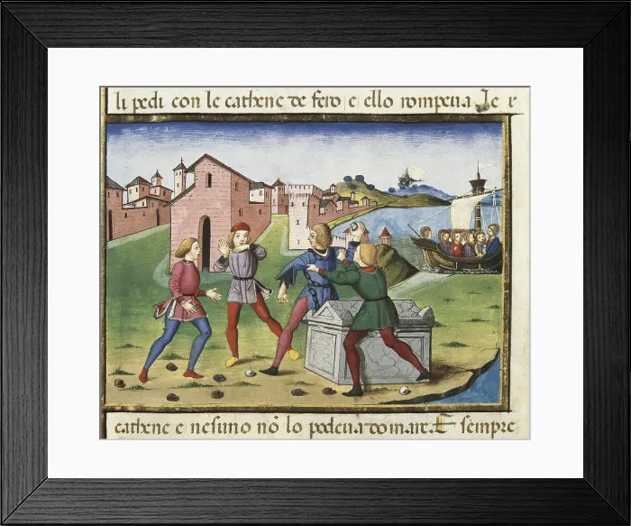 Framed Print : DE PREDIS, Cristoforo (1440-1486). Stories of Saint Joachim, Saint Anne, Virgin Mary, Jesus, the Baptist and the End of the World. 1476 Framed Print : DE PREDIS, Cristoforo (1440-1486). Stories of Saint Joachim, Saint Anne, Virgin Mary, Jesus, the Baptist and the End of the World. 1476